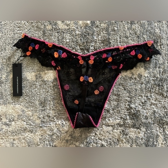 Lounge Neon Balcony Thong Underwear - Picture 8 of 8